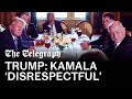 Donald Trump: Kamala Harris 'disrespectful' to Israel with Gaza remarks