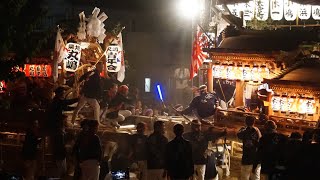 令和元年 丸嶋VS本三 山合わせ 築地だんじり祭