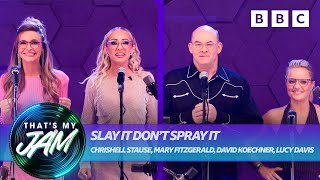 Slay It Don’t Spray It with Chrishell Stause, Mary Fitzgerald, David Koechner an