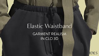 How To Create An Elastic Waistband in CLO 3D