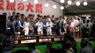 寺宿区　お祭りステージで踊り　（平成２４年本宿祭禮）