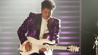 Bruno Mars STEALS the 2017 Grammys in Prince 'Let's Go Crazy' Tribute Performance