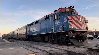 Saturday Metra railfanning @ Crystal Lake \u0026 Barrington, IL! 10-19-2024