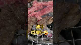 #초복 #고기 찍다가 내속이 탄다🤣 디비라~~ #갈비살 #먹방ASMR #shorts