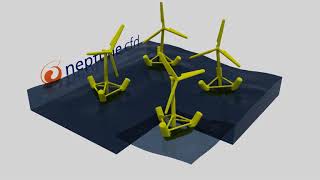 Modeling floating offshore wind turbines with neptune_cfd