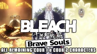 HOW MANY  TYBW CHARACTERS DO WE HAVE LEFT FROM COUR 1 AND COUR 2? LET'S TAKE A LOOK! Brave Souls