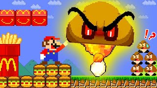 Super Mario Bros. But Every Seed Mario Touchs Become to McDonald | Eagle Mario