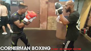 DUKE MICAH PAD WORK SHARPENING HIS CRAFT WITH CORNERMAN LENNY WILSON 100RDZ