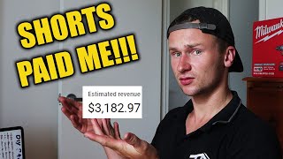 This is how much Shorts will pay for 1K Views!