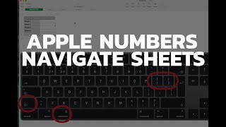 Apple Numbers Tutorial | Navigate multi sheets