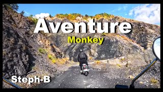 Honda Monkey: Episode 01 (Terres Grises)et les gorges du Daluis, Badgio les découvre 300km #monkey