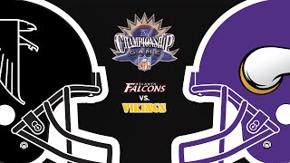 Atlanta Falcons vs. Minnesota Vikings 1998 NFC Championship Full Game