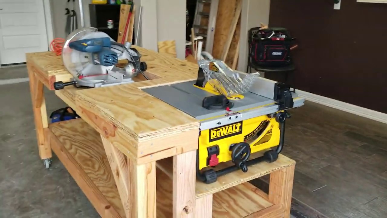 Dewalt Table Saw Workstation Plans | Elcho Table