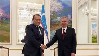 TDT Genel Sekreteri B.Amreyev Özbekistan Cumhurbaşkanı Sn.Şevket Mirziyoyev tarafından kabul edildi.