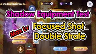 [ROX] Max Level Focused Shot and Double Strafe Hunter/Sniper Shadow Equipment Test | King