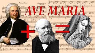 Bach Prelude no. 1 in C + Gounod = Ave Maria (Musical Analysis)