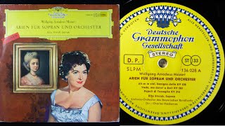 初回 1959年 フラット盤 DGG【独】136 028 SLPEM リタ・シュトライヒ Mozart ソプラノのためのアリア集 マッケラス指揮 バイエルン放送交響楽団