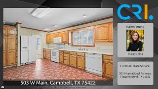 503 W Main, Campbell, TX 75422