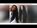 hd lace wig 13x6 human hair pre plucked curly wig 40 inch deep wave frontal wig water wave lace