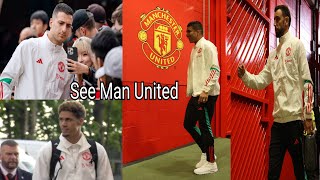 ✅Solid!! Manchester United squad storm Old Trafford ahead of Chelsea game, Champions league..