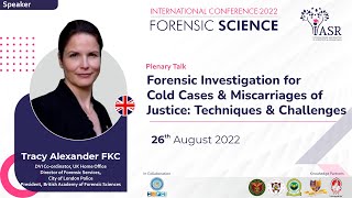 Forensic Investigation for Cold Cases & Miscarriages of Justice | Tracy Alexander