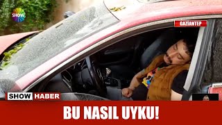 Alkol alıp, direksiyonda sızdı!