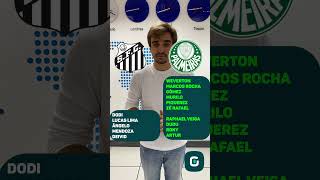QUEM É MELHOR: Santos x Palmeiras! Rodrigo Matuck, setorista do Peixe no site gazetaesportiva.com! 🐟