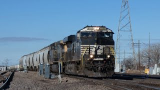 NS ES44 leads U-FCLECO out of Lincoln with YN2 AC44