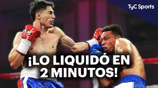 ¡TREMENDO KO! MIRCO CUELLO MANDÓ A LA LONA A SU RIVAL EN EL PRIMER ROUND Y RETUVO EL CINTURÓN 🥊