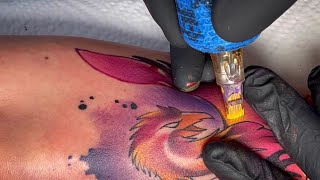 Phoenix watercolor Tattoo | Time lapse