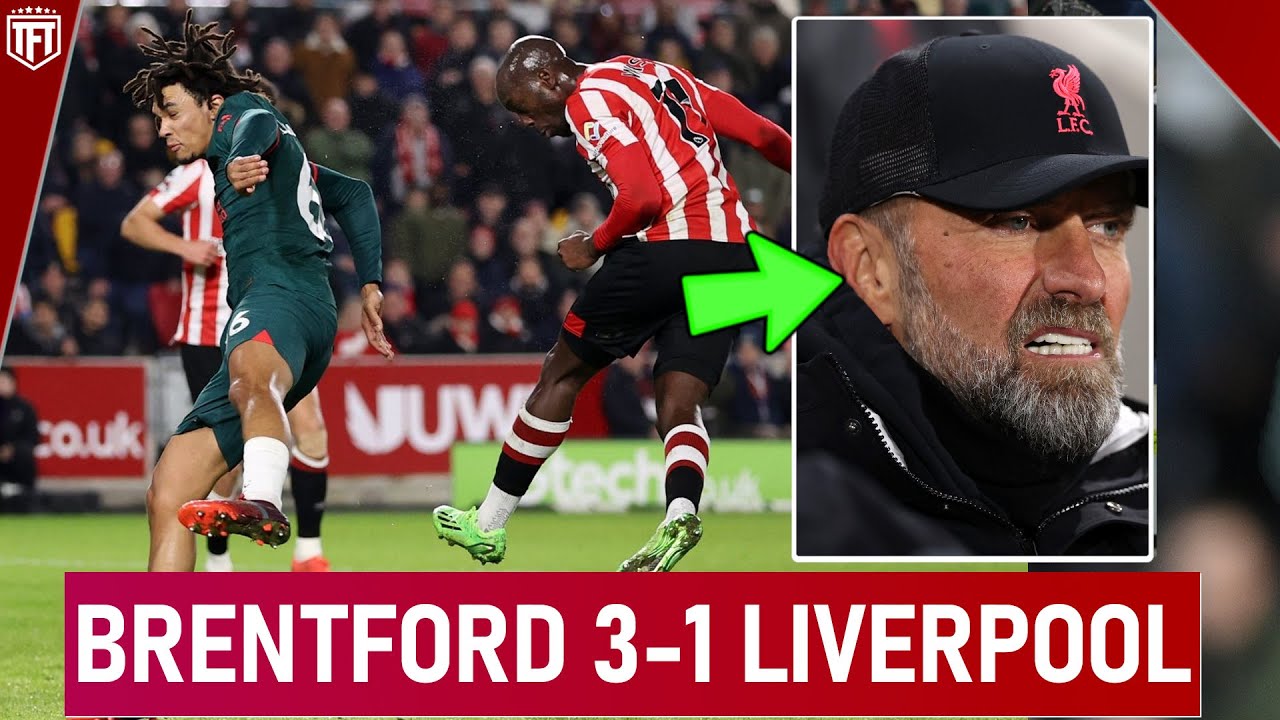 LIVERPOOL SM,ASHED BY BRENTFORD! Brentford 3-1 Liverpool Highlights ...