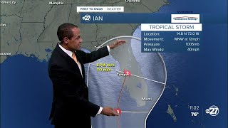 First to Know: Tropical Storm Ian update (09/23/2022)