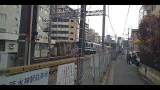 東武8000系8576F 東武亀戸線亀戸行き 亀戸水神駅到着