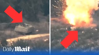 Hezbollah attacks Israeli armoured vehicle with anti-tank missiles near Lebanon border