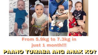 PAANO TUMABA ANG ANAK KO? | Healthy Weight Gain | Underweight Baby | Marga Diaries