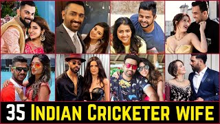 35 Indian Cricketers Wife | Most Beautiful Wives Of Indian Cricketers