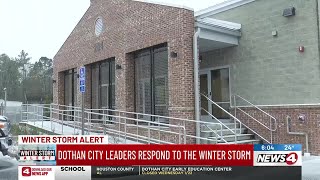 Dothan city leaders respond to the winter storm