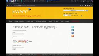 Broken Auth CAPTCHA Bypassing Low Security Level