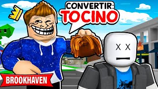 USÉ COMANDOS DE ADMIN SECRETOS PARA CONVERTIR PERSONAS EN TOCINO EN BROOKHAVEN! 🤣🏡 - ROBLOX