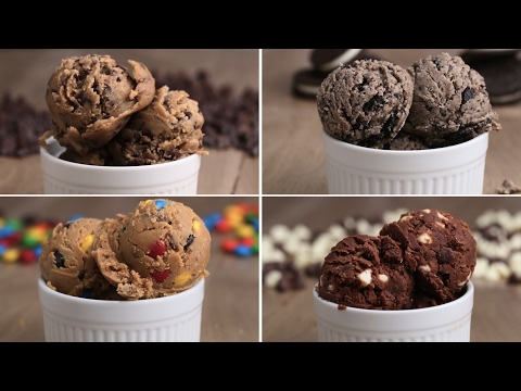 Edible Cookie Dough 4 Ways Edible Cookie Dough 4 Ways