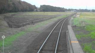 ひたちなか海浜鉄道湊線 那珂湊→金上 キハ3710前面展望