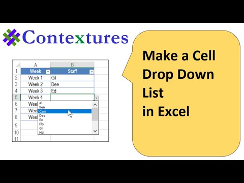 How to Make a Cell Drop Down List in Excel 2010 How to Make a Cell Drop Down List in Excel 2010