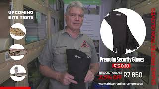 Snake Resistant Gloves | Snake proof | Snake Bite | Premium Security Gloves #africanreptiles