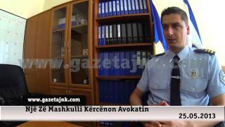 GazetaJNK: Një Zë Mashkulli Kërcënon Avokatin 25.05.2013