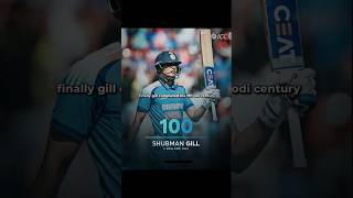 Century For Shubman Gill 💯👏