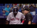 bos@tb rays get double play on batter interference