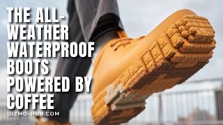 XPRESOLE PANTO : THE ALL-WEATHER WATERPROOF BOOTS POWERED BY COFFEE | Kickstarter | Gizmo-Hub.com