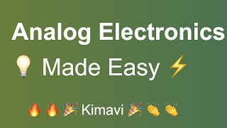 💡⚡ Analog Electronics Made Easy! Diodes, Transistors \u0026 More - For Electronics Engineering