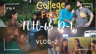 NH-65, NATIONAL LAW UNIVERSITY JODHPUR, Day-1 Vlog-2. #clat2025 #nlu #collegefest