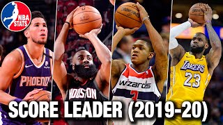 Top 10 NBA Scores Leaders - Regular Season (2019 - 2020)